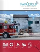 Image of a City of Fairfield firetruck and fire fighters