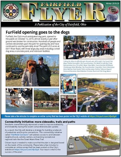 Read the most recent edition of the Fairfield Flyer