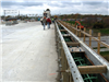 The View From the Recently Completed Bridge Deck - Walls Are Reinforced and Formed Awaiting Concrete