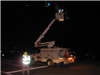 Crews worked late into the night to safely switch traffic onto the new pavement